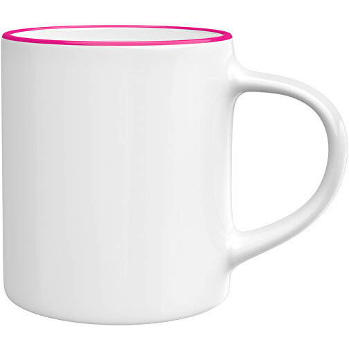 Master Rand Farbig 320ml , weiss / pink, New Bone China Porzellan, 9,00cm x 12,00cm (Höhe x Breite), Bild 1