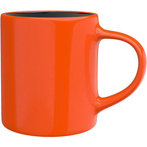 Master Aussen Farbig Innen Schwarz 320ml , orange / schwarz, New Bone China Porzellan, 9,00cm x 12,00cm (Höhe x Breite), Bild 1