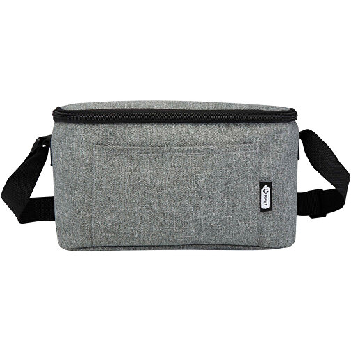 Tundra GRS RPET Kühltasche Für 6 Dosen 5L , heather grau, GRS zertifiziertes recyceltes Polyester, 25,00cm x 14,50cm x 15,50cm (Länge x Höhe x Breite), Bild 3