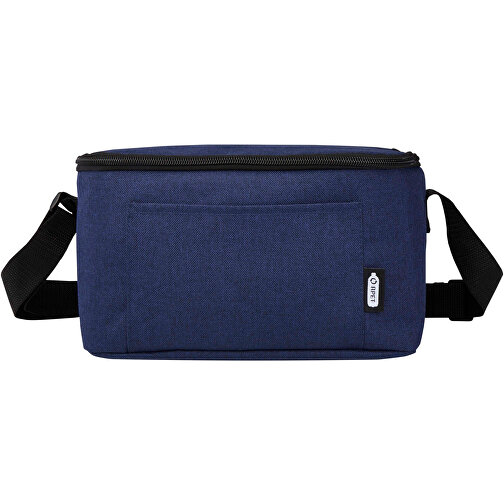 Tundra GRS RPET Kühltasche Für 6 Dosen 5L , heather navy, GRS zertifiziertes recyceltes Polyester, 25,00cm x 14,50cm x 15,50cm (Länge x Höhe x Breite), Bild 3