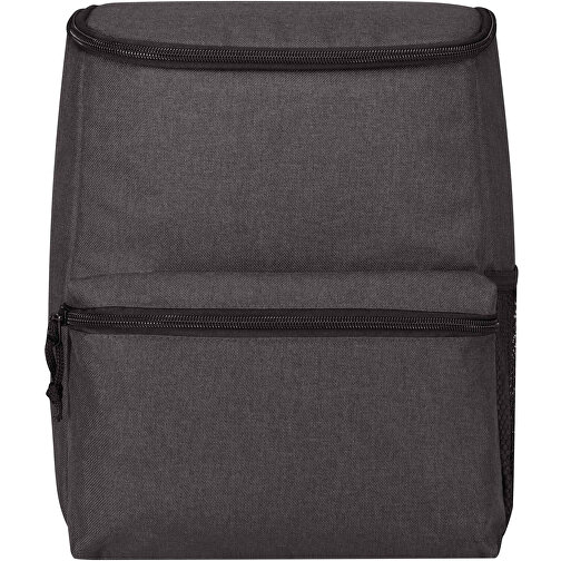 Excursion GRS RPET Kühlrucksack 12L , Heather Charcoal, 600D Recyceltes Polyester, 25,50cm x 32,50cm x 16,50cm (Länge x Höhe x Breite), Bild 4