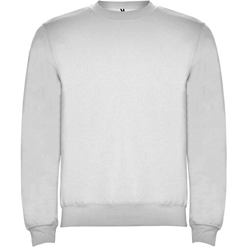 Clasica Sweatshirt Mit Rundhalsausschnitt Unisex , Ash white melange, Strick 50% Baumwolle, 50% Polyester, 280 g/m2, 3XL, , Bild 1