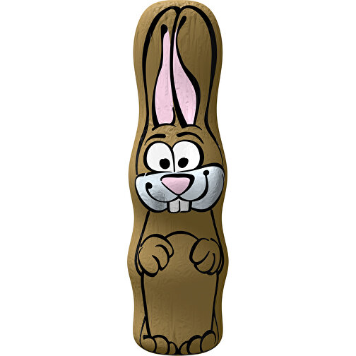 MAXI-Schoko-Osterhase , gold, 4,50cm x 15,00cm (Länge x Breite), Bild 1