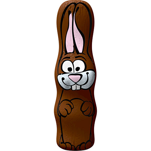 MAXI-Schoko-Osterhase , dunkelbraun, 4,50cm x 15,00cm (Länge x Breite), Bild 1