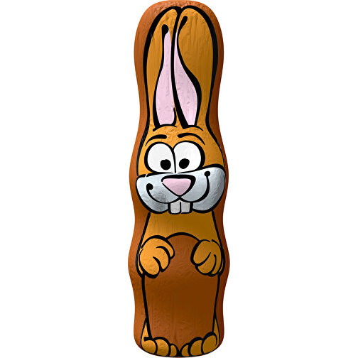 MAXI-Schoko-Osterhase , braun, 4,50cm x 15,00cm (Länge x Breite), Bild 1