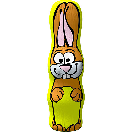 MAXI-Schoko-Osterhase , hellgrün, 4,50cm x 15,00cm (Länge x Breite), Bild 1