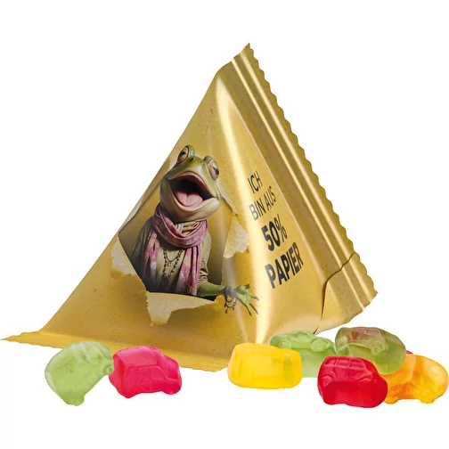 Tétraèdre 15 g, gomme aux fruits formes standard, Image 1