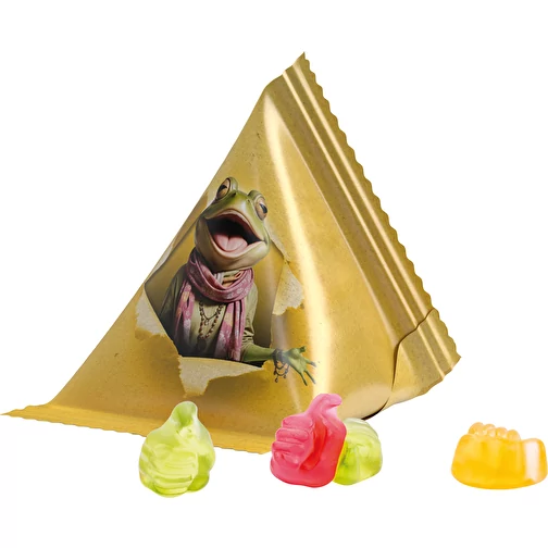 Tétraèdre 15 g, gomme aux fruits formes standard, Image 2