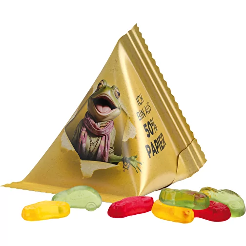 Tétraèdre 15 g, gomme aux fruits formes standard, Image 1