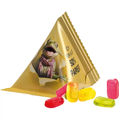 Tétraèdre 15 g, gomme aux fruits formes standard, Image 1
