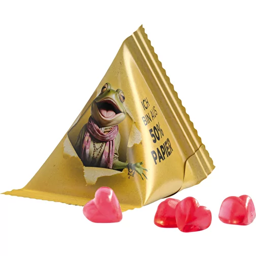 Tétraèdre 15 g, gomme aux fruits formes standard, Image 1