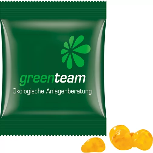 Mini-sachet, gomme aux fruits vitaminée Trolli, avec jus de fruits et morceaux de fruits, Image 1