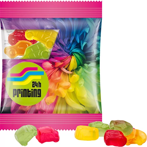 Mini-sachet, gomme aux fruits Trolli, 15 g, Image 1