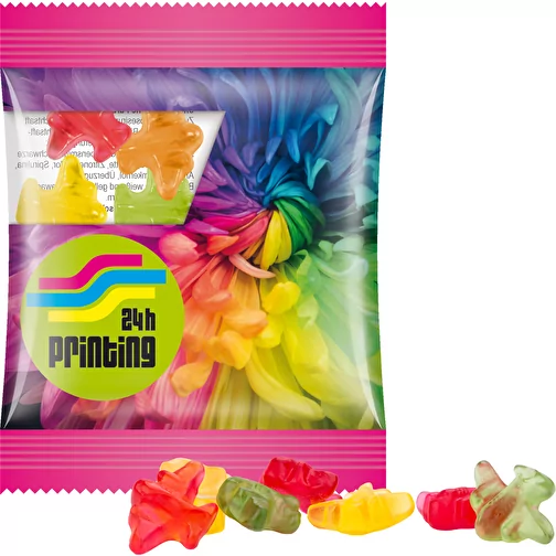 Mini-sachet, gomme aux fruits Trolli, 10 g, Image 1