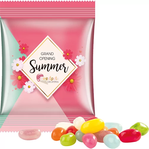 Mini-sachet, American Style Jelly Beans, multicolore, Image 1