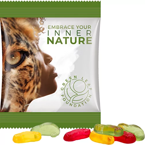 Mini-sachet, gomme aux fruits Trolli, 10 g, Image 1