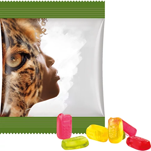 Mini-sachet, gomme aux fruits Trolli, 15 g, Image 2
