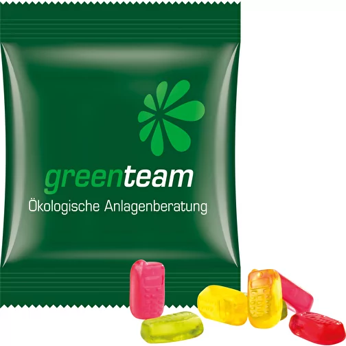Mini-sachet, gomme aux fruits Trolli, 10 g, Image 1