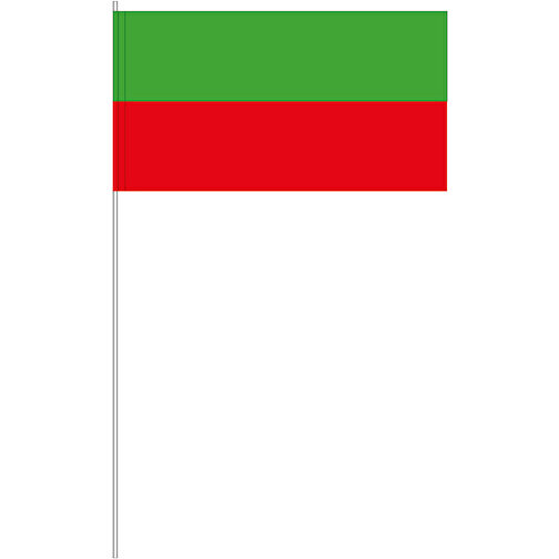Dekofahne Grün/rot , Offsetpapier 80g/qm, 12,00cm x 40,00cm x 24,00cm (Länge x Höhe x Breite), Bild 1