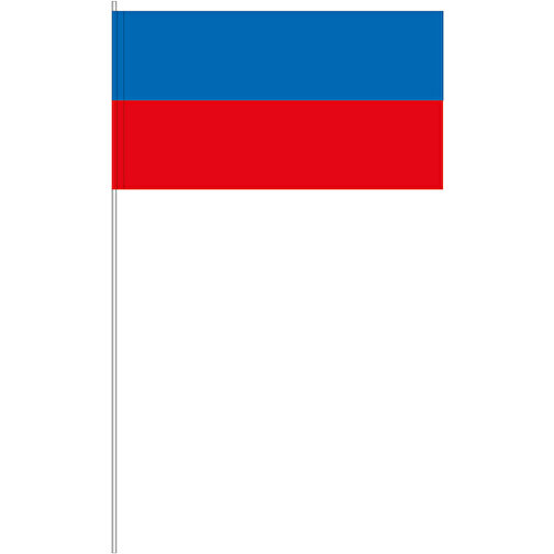 Dekofahne Blau/rot , Offsetpapier 80g/qm, 12,00cm x 40,00cm x 24,00cm (Länge x Höhe x Breite), Bild 1