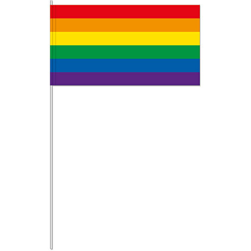 Dekorationsflagga 'Rainbow Stripes' (regnbågsränder), Bild 1