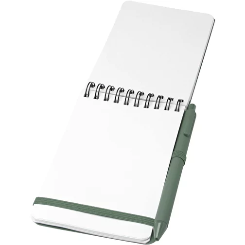 Thalaasa A6 recycled hardcover notesbog med kuglepen (sort refill), Billede 5