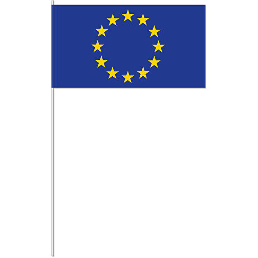 Dekofahne 'Europa' , Offsetpapier 80g/qm, 12,00cm x 40,00cm x 24,00cm (Länge x Höhe x Breite), Bild 1