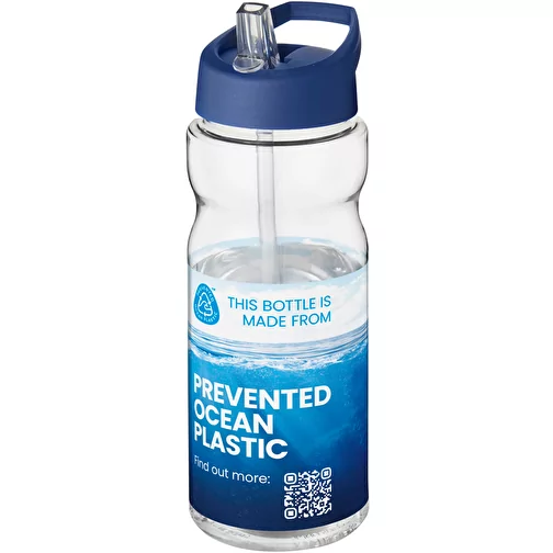 Borraccia sportiva H2O Active® Eco Base da 650 ml con coperchio con beccuccio, Immagine 2