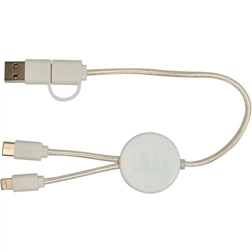 Câble 5 en 1 Chechia en plastique recyclé de 30 cm pour la synchronisation des données et la cha, Image 5