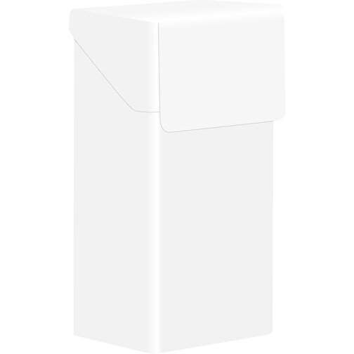 Slim Box Mini Japanische Minze Micro Bonbons , Werbebox aus weißem Karton, 1,80cm x 5,00cm x 2,50cm (Länge x Höhe x Breite), Bild 2