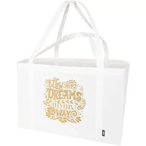Sac shopping Jumbo extra-large non tissé recyclé GRS de 65L, Image 2