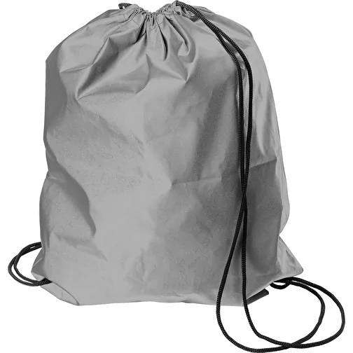 Sac à dos en synthétique (190D) avec cordelette réfléchissante Melila, Image 2