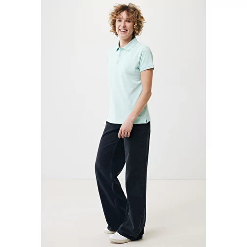 Iqoniq Yosemite piképolo i rec. bomull, crushed mint, til dame, Bilde 4