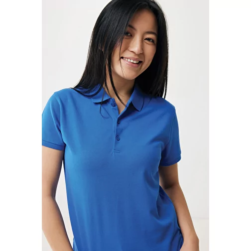 Iqoniq Yosemite Polo piqué pour femme en coton rec. bleu royal, Image 8