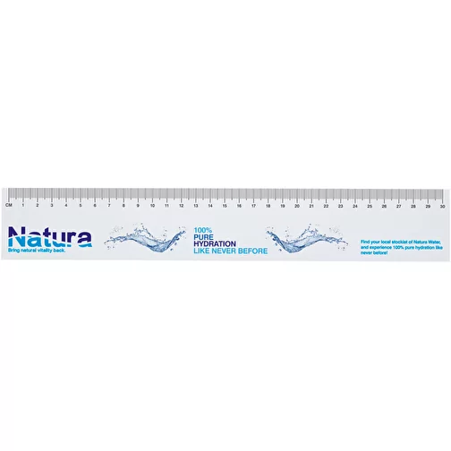 Sticky-Mate® recycled sticky notes with printed 30 cm ruler, Obraz 1
