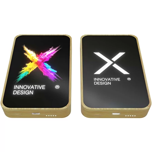 SCX.design P26 15W 5000 mAh MagSafe Powerbank en bois, Image 1