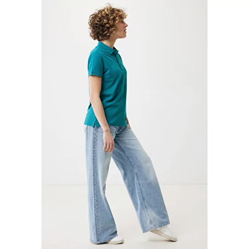 Iqoniq Yosemite Polo piqué pour femme en coton rec., verdigris, Image 6