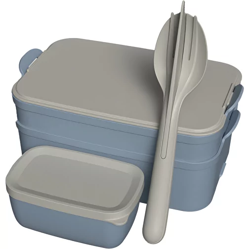 STAKK BENTOBOX READY Bentobox 2l+Boîte de sécurité pour liquides+set de couverts, Image 1