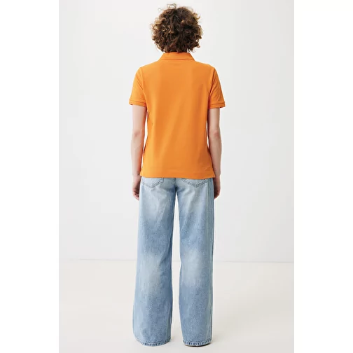 Polo piqué Iqoniq Yosemite en coton recyclé, orange, Image 9