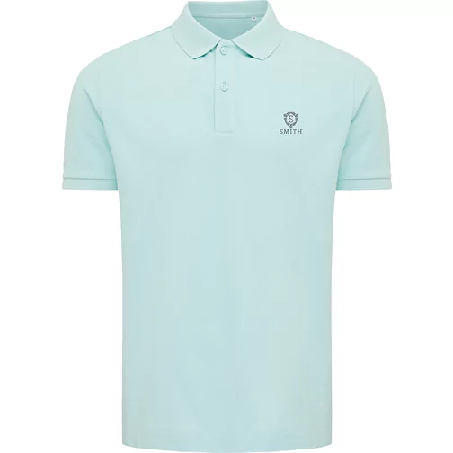 Polo piqué Iqoniq Yosemite en coton recyclé, crushed mint, Image 3