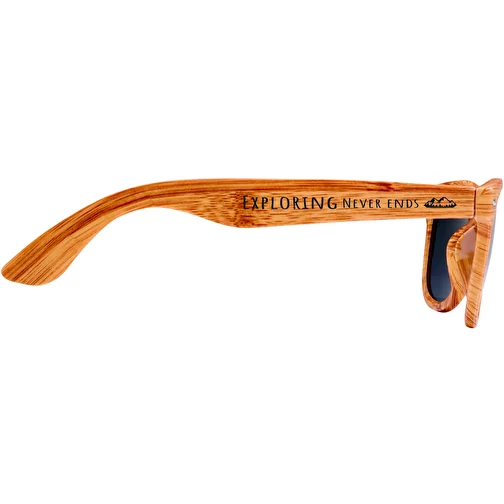 Lunettes de soleil Mira aspect bois, Image 2
