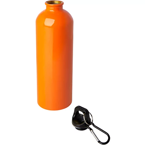 Gourde en acier inoxydable à simple paroi Oregon 750 ml, certifiée RCS, avec mousqueton, Image 4