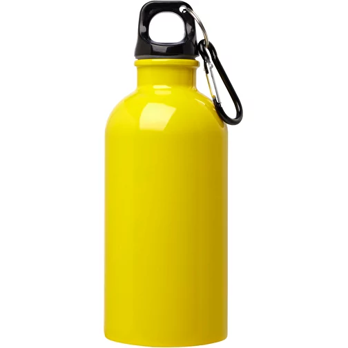 Gourde en acier inoxydable à simple paroi Oregon 400 ml certifiée RCS, avec mousqueton, Image 3