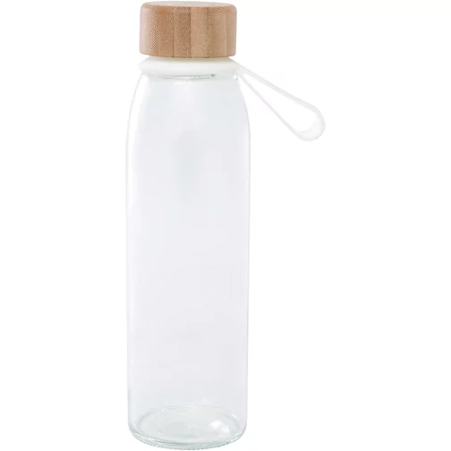 Bouteille en verre Porto 500 ml avec poignée en silicone et couvercle en bambou, Image 3