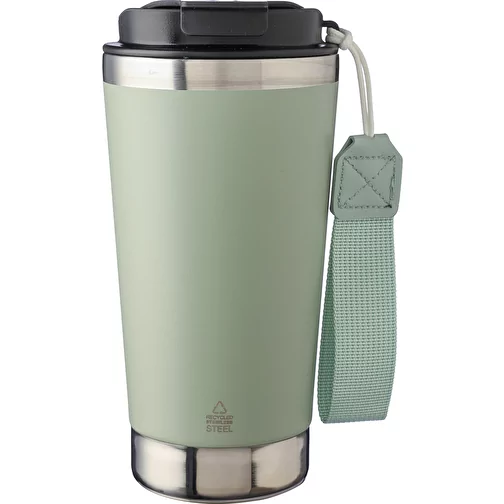 Mug isotherme en acier inoxydable recyclé Kayla, Image 1