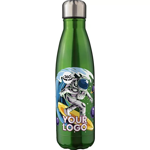 Gourde isotherme en acier inoxydable recyclé de 500 ml Clifford, Image 8