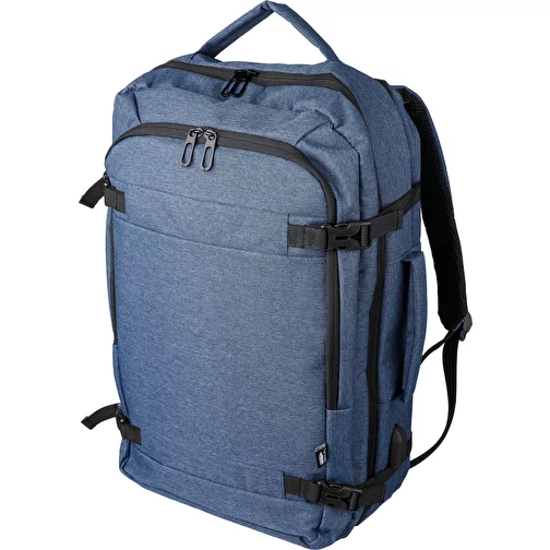 Sac à dos porte-ordinateur de 17 en polyester rPET 300D Malcolm, Image 2