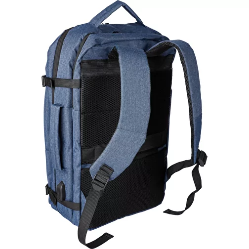Sac à dos porte-ordinateur de 17 en polyester rPET 300D Malcolm, Image 3