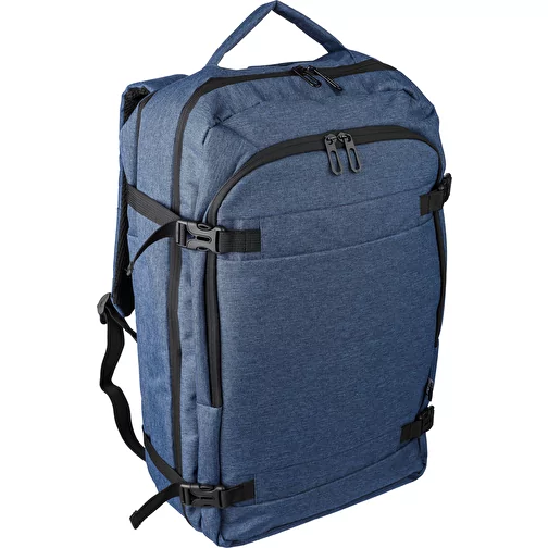 Sac à dos porte-ordinateur de 17 en polyester rPET 300D Malcolm, Image 5