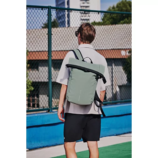 Urban sac à dos antivol hydrofuge, Iceberg green, Image 7